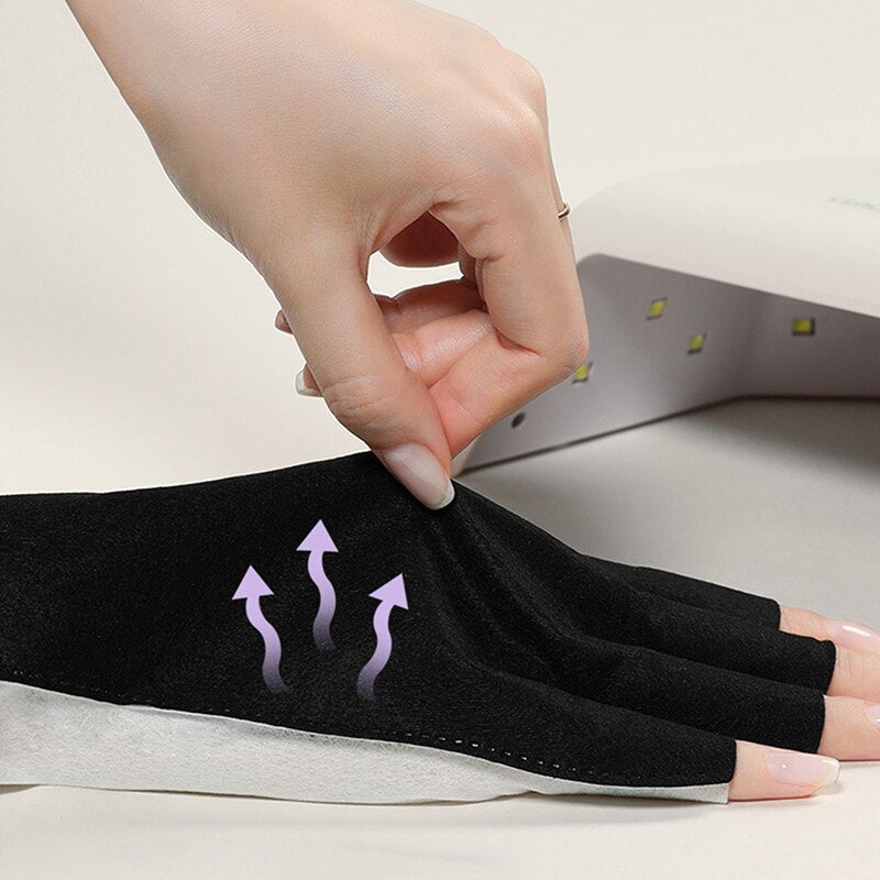 LED Lamp Nail UV Protection Glove