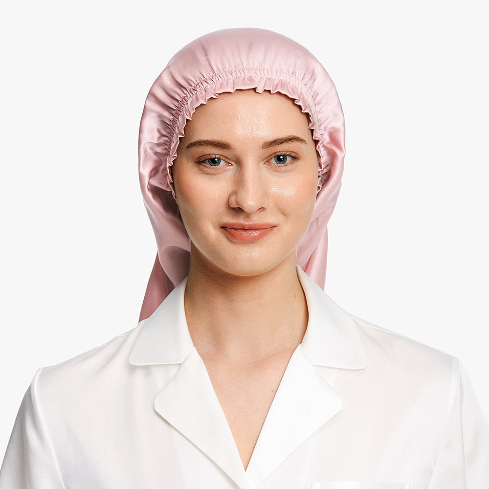 100% Real Silk Bonnet For Sleeping