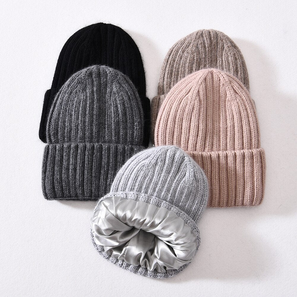 Stylish Silk Satin Beanie