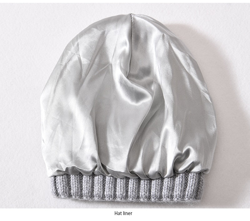 Stylish Silk Satin Beanie