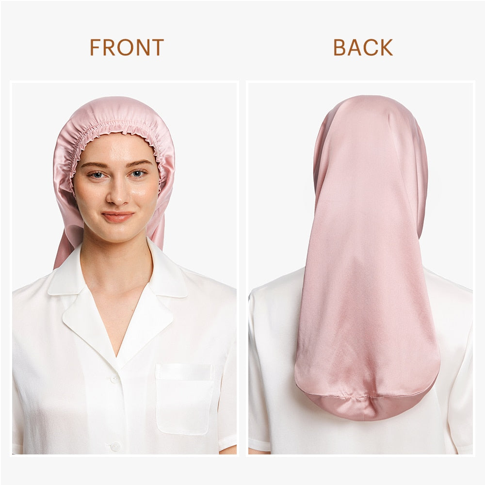 100% Real Silk Bonnet For Sleeping