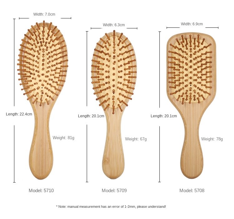 High Quality Hair brush Bamboo