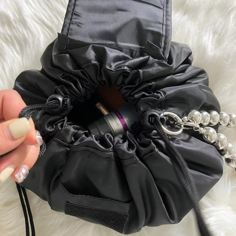 Drawstring Cosmetic Organizer Bag