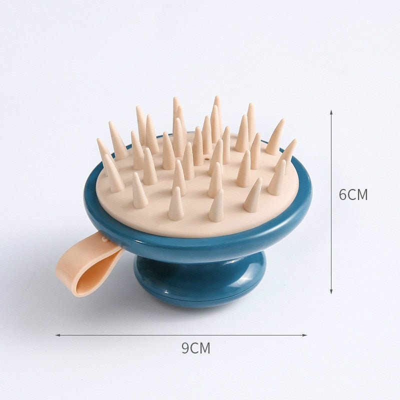 Silicone Shampoo Head Scalp Massage Brush