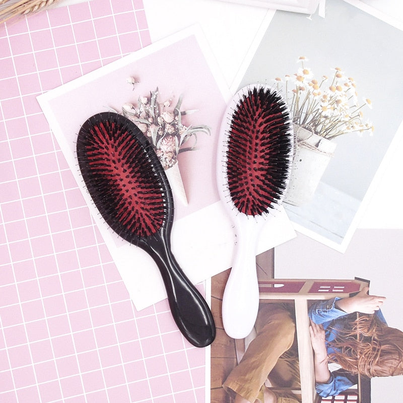 Real Boar Bristle Brush